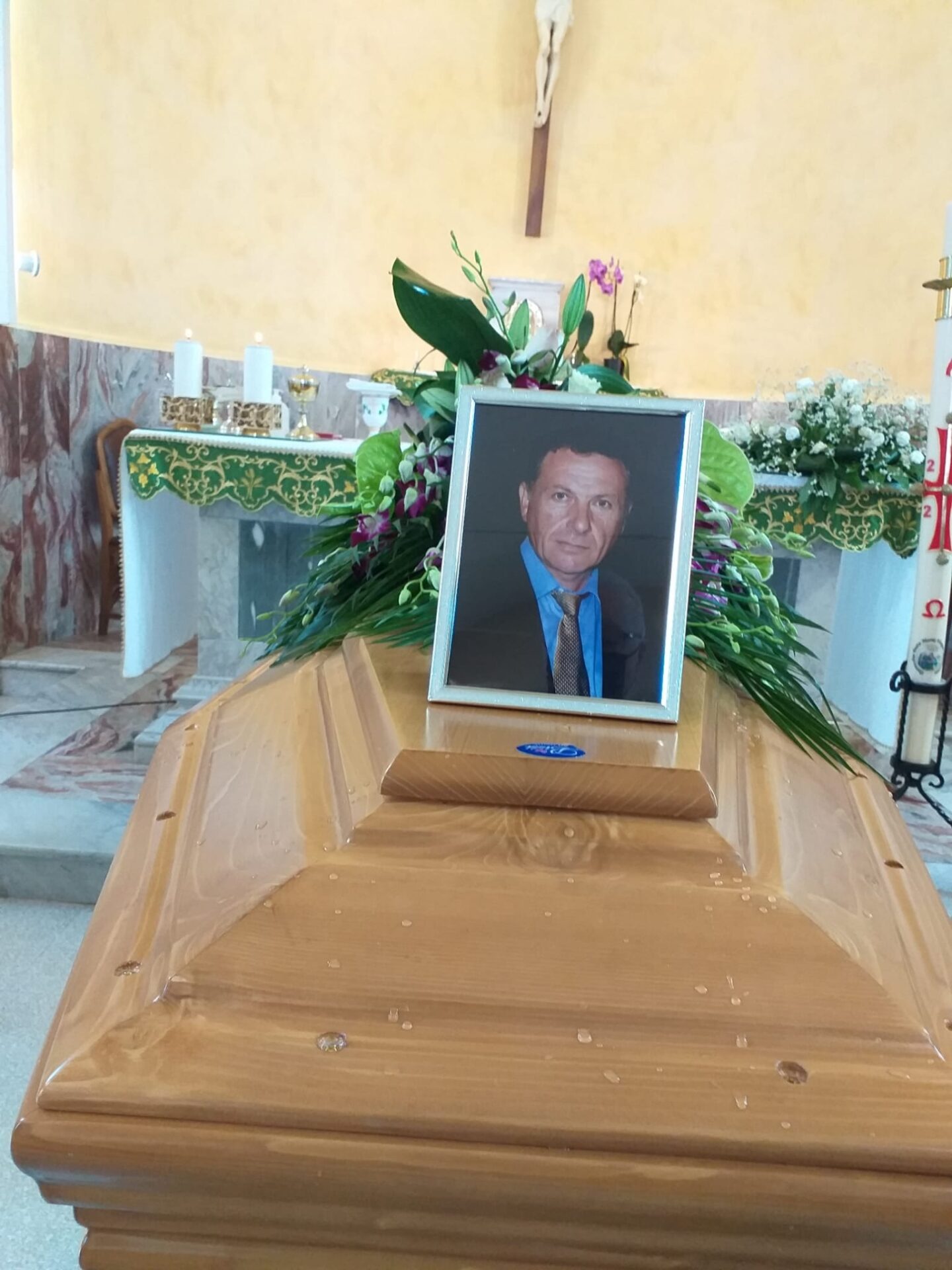 funerali di Adriano Agostinelli